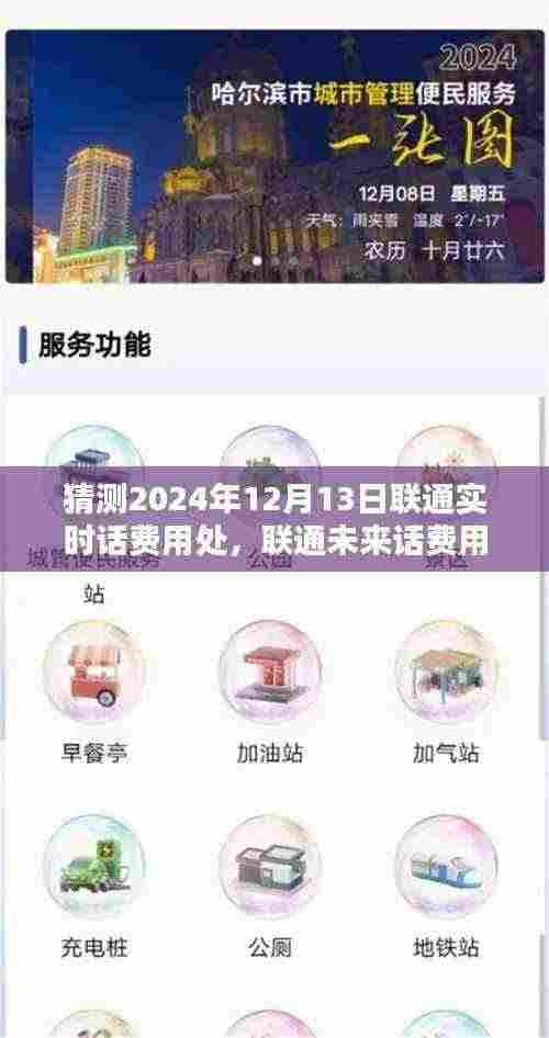 联通未来话费新动向，实时话费用途猜想与预测，联通实时话费发展新动向（2024年12月13日）