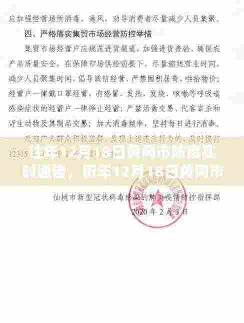 历年12月18日黄冈市防疫实时通告深度解析与温情故事回顾——小红书带你了解防疫进展