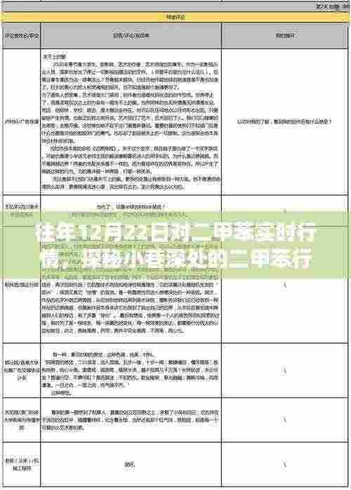 探秘小巷特色小店，往年12月22日二甲苯实时行情的独特魅力