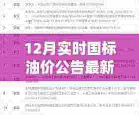 最新解析，12月实时国标油价走势及影响因素全面报告