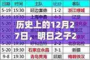 历史上的12月27日，明日之子2人气榜实时更新