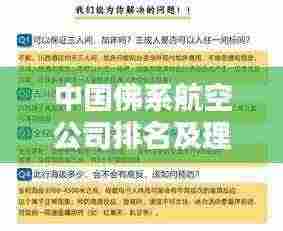 中国佛系航空公司排名及理念深度解析