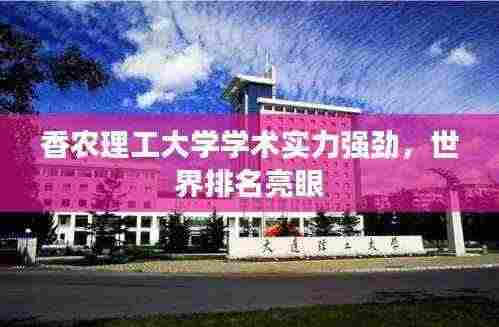 香农理工大学学术实力强劲，世界排名亮眼