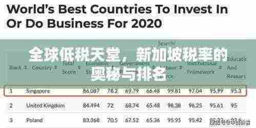 全球低税天堂，新加坡税率的奥秘与排名