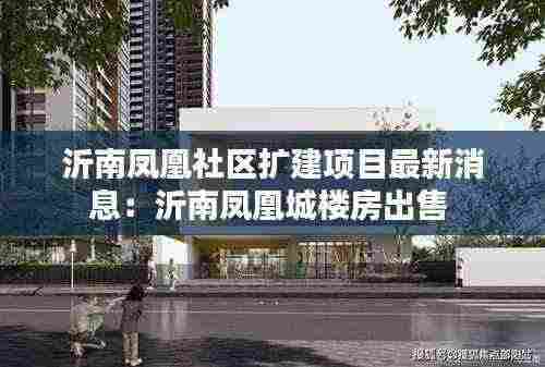 沂南凤凰社区扩建项目最新消息:沂南凤凰城楼房出售