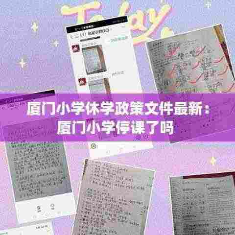厦门小学休学政策文件最新：厦门小学停课了吗 