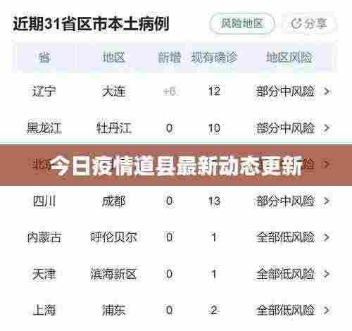 今日疫情道县最新动态更新