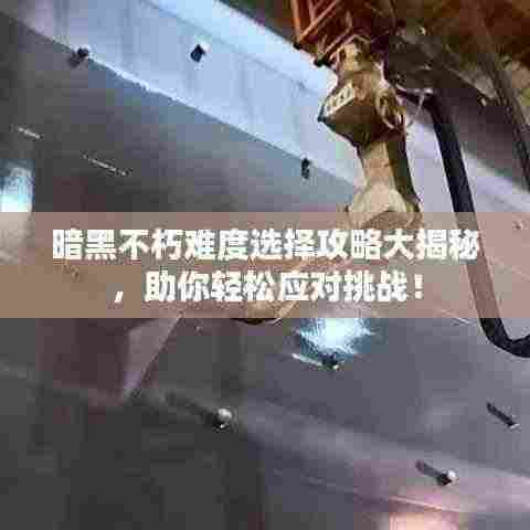 暗黑不朽难度选择攻略大揭秘，助你轻松应对挑战！