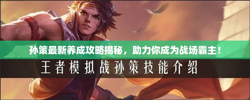 孙策最新养成攻略揭秘，助力你成为战场霸主！