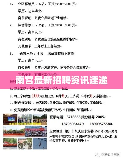 南宫最新招聘资讯速递