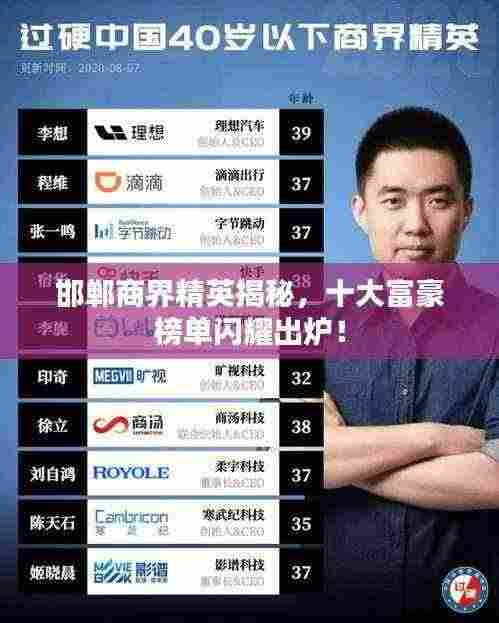 邯郸商界精英揭秘，十大富豪榜单闪耀出炉！