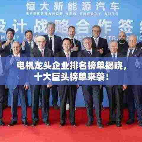 电机龙头企业排名榜单揭晓，十大巨头榜单来袭！