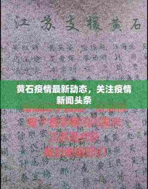 黄石疫情最新动态，关注疫情新闻头条