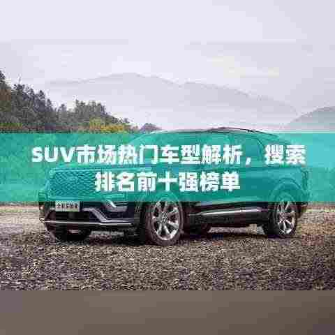 SUV市场热门车型解析，搜索排名前十强榜单
