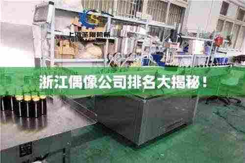 浙江偶像公司排名大揭秘！