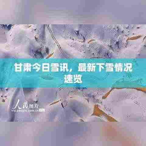 甘肃今日雪讯，最新下雪情况速览