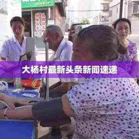 大杨村最新头条新闻速递