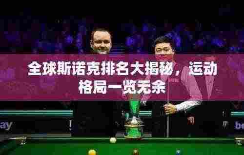 全球斯诺克排名大揭秘，运动格局一览无余