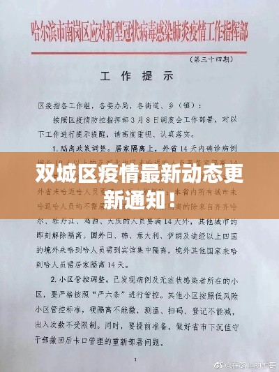 双城区疫情最新动态更新通知！