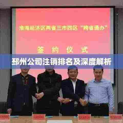 邳州公司注销排名及深度解析