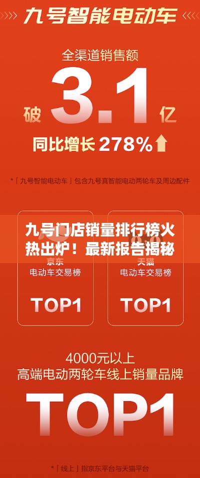 九号门店销量排行榜火热出炉！最新报告揭秘销售巨头！
