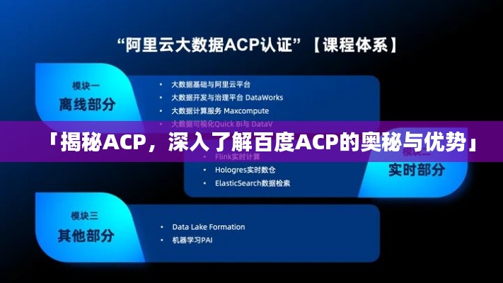 「揭秘ACP，深入了解百度ACP的奥秘与优势」