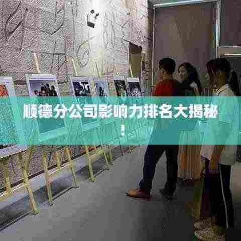 顺德分公司影响力排名大揭秘！