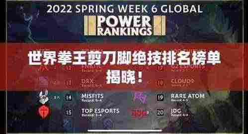 世界拳王剪刀脚绝技排名榜单揭晓！