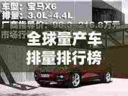 全球量产车排量排行榜，揭秘世界最大排量车型！