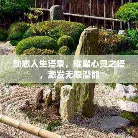 励志人生语录，璀璨心灵之语，激发无限潜能