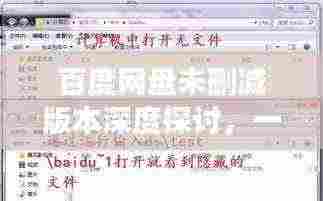 百度网盘未删减版本深度探讨，一网打尽所有细节